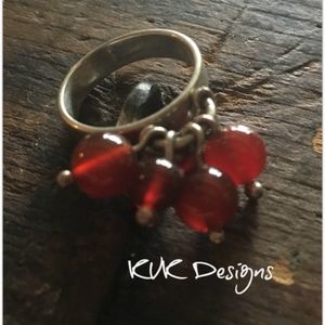 Carnelian Bangle Ring